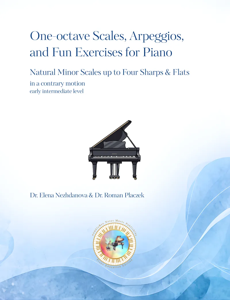 One-octave Scales, Arpeggios, and Fun Exercises  with Surprises for Piano